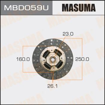 MASUMA MBD059U - Disco frizione autozon.pro