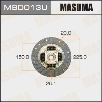 MASUMA MBD013U - Disco frizione autozon.pro