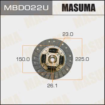 MASUMA MBD022U - Disco frizione autozon.pro