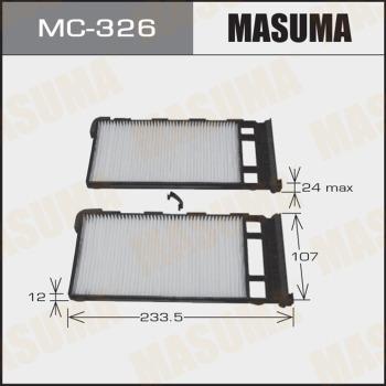 MASUMA MC-326 - Filtro, Aria abitacolo autozon.pro