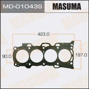 MASUMA MD-01043S - Guarnizione, Testata autozon.pro