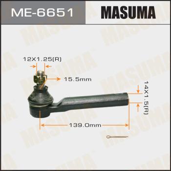 MASUMA ME-6651 - Testa barra d'accoppiamento autozon.pro