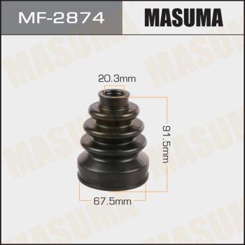 MASUMA MF-2874 - Cuffia, Semiasse autozon.pro