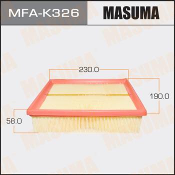 MASUMA MFA-326 - Filtro aria autozon.pro