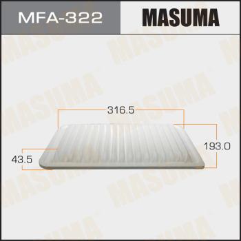 MASUMA MFA-322 - Filtro aria autozon.pro