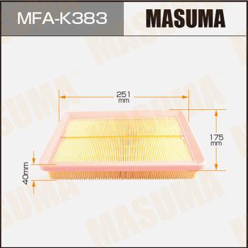 MASUMA MFA-K383 - Filtro aria autozon.pro