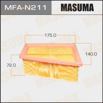 MASUMA MFA-N211 - Filtro aria autozon.pro