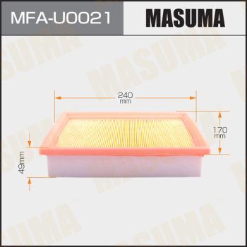 MASUMA MFA-U0021 - Filtro aria autozon.pro