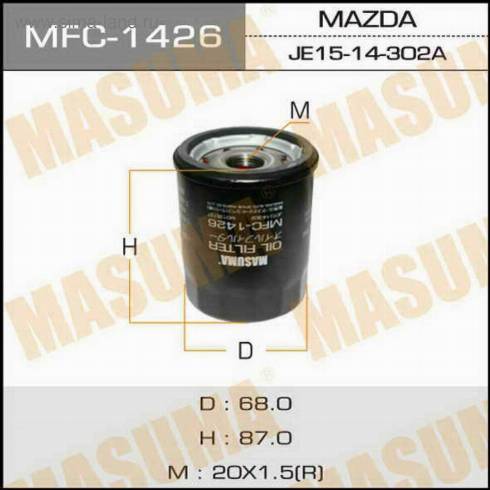 MASUMA MFC-1426 - Filtro olio autozon.pro