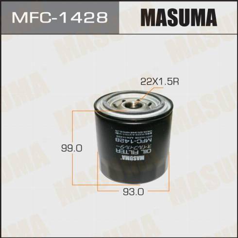 MASUMA MFC-1428 - Filtro olio autozon.pro