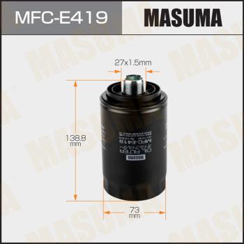 MASUMA MFC-E419 - Filtro olio autozon.pro