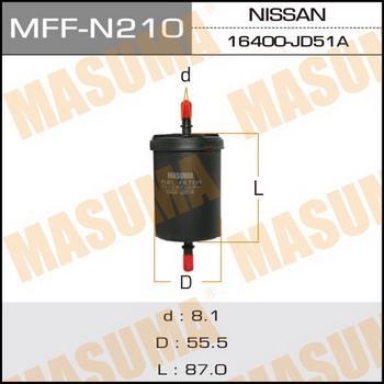 MASUMA MFF-N210 - Filtro carburante autozon.pro