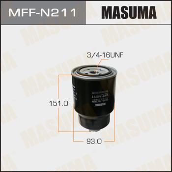 MASUMA MFF-N211 - Filtro carburante autozon.pro