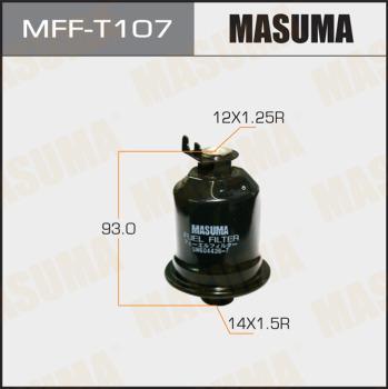 MASUMA MFF-T107 - Filtro carburante autozon.pro