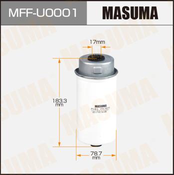 MASUMA MFF-U0001 - Filtro carburante autozon.pro