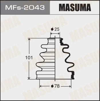 MASUMA MFs-2043 - Cuffia, Semiasse autozon.pro