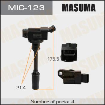 MASUMA MIC-123 - Bobina d'accensione autozon.pro