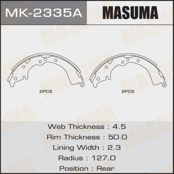 MASUMA MK-2335A - Kit ganasce freno autozon.pro