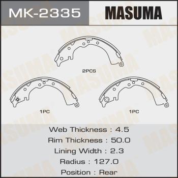 MASUMA MK-2335 - Kit ganasce freno autozon.pro