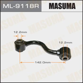 MASUMA ML-9118R - Asta / Puntone, Stabilizzatore autozon.pro