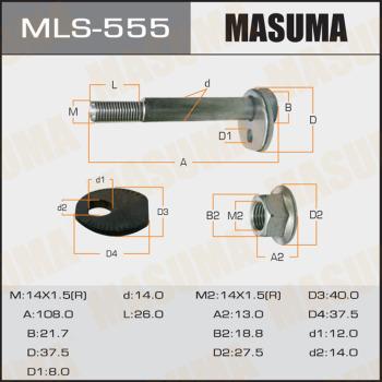 MASUMA MLS-555 - Bullone correzione campanatura autozon.pro