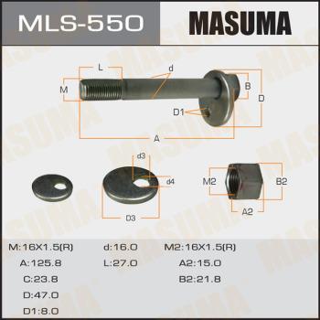 MASUMA MLS-550 - Bullone correzione campanatura autozon.pro