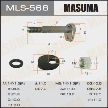 MASUMA MLS568 - Bullone correzione campanatura autozon.pro