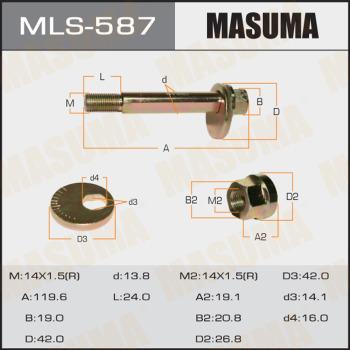 MASUMA MLS587 - Bullone correzione campanatura autozon.pro