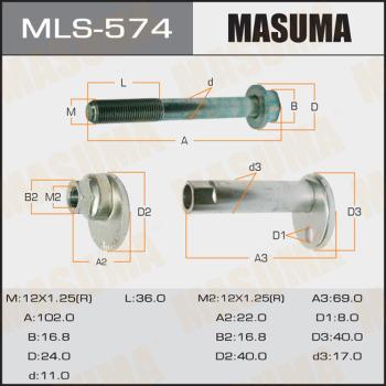 MASUMA MLS574 - Bullone correzione campanatura autozon.pro