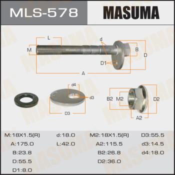 MASUMA MLS-578 - Bullone correzione campanatura autozon.pro