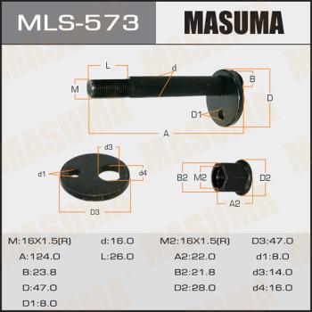 MASUMA MLS573 - Bullone correzione campanatura autozon.pro