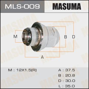 MASUMA MLS-009 - Dado ruota autozon.pro