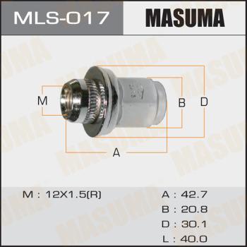 MASUMA MLS-017 - Dado ruota autozon.pro