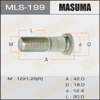 MASUMA MLS-199 - Bullone ruota autozon.pro