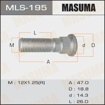 MASUMA MLS195 - Bullone ruota autozon.pro