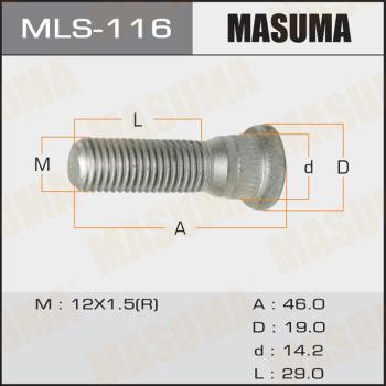 MASUMA MLS-116 - Bullone ruota autozon.pro