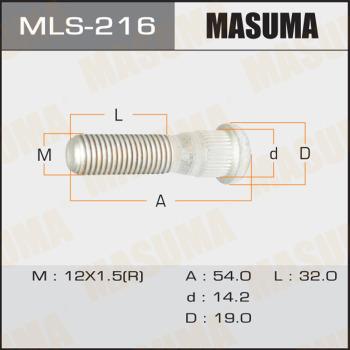 MASUMA MLS-216 - Bullone ruota autozon.pro