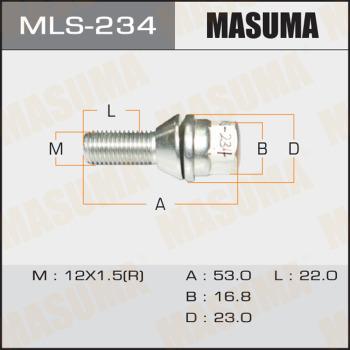 MASUMA MLS-234 - Bullone ruota autozon.pro