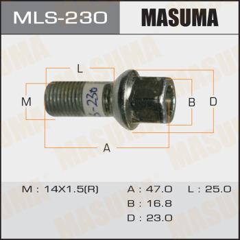 MASUMA MLS-230 - Bullone ruota autozon.pro