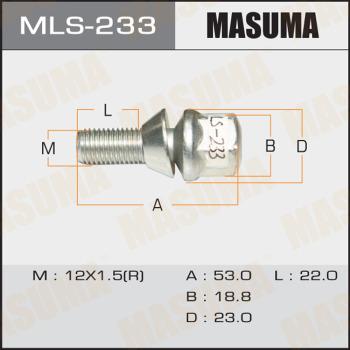 MASUMA MLS-233 - Bullone ruota autozon.pro