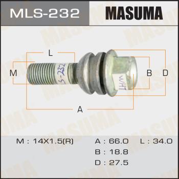 MASUMA MLS-232 - Bullone ruota autozon.pro