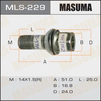 MASUMA MLS-229 - Bullone ruota autozon.pro