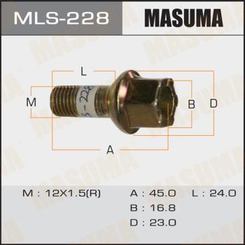 MASUMA MLS-228 - Bullone ruota autozon.pro