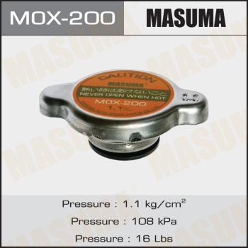 MASUMA MOX-200 - Tappo, serbatoio refrigerante autozon.pro