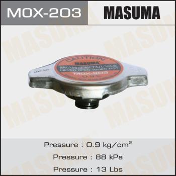 MASUMA MOX-203 - Tappo, serbatoio refrigerante autozon.pro