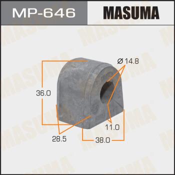 MASUMA MP-646 - Bronzina cuscinetto, Barra stabilizzatrice autozon.pro