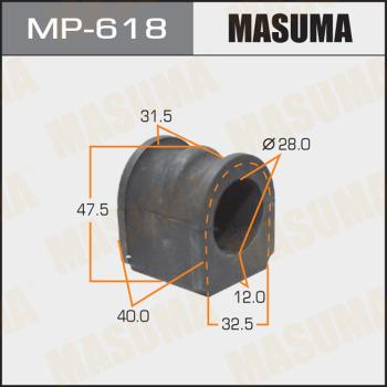 MASUMA MP-618 - Bronzina cuscinetto, Barra stabilizzatrice autozon.pro