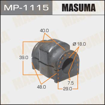 MASUMA MP-1115 - Bronzina cuscinetto, Barra stabilizzatrice autozon.pro