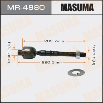 MASUMA MR-4980 - Giunto assiale, Asta trasversale autozon.pro