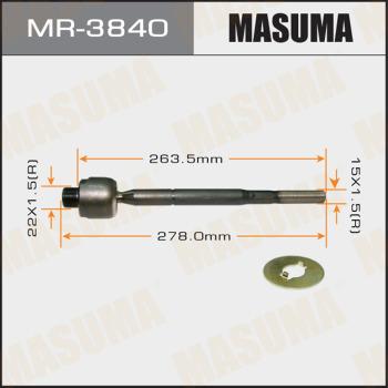 MASUMA MR-3840 - Giunto assiale, Asta trasversale autozon.pro